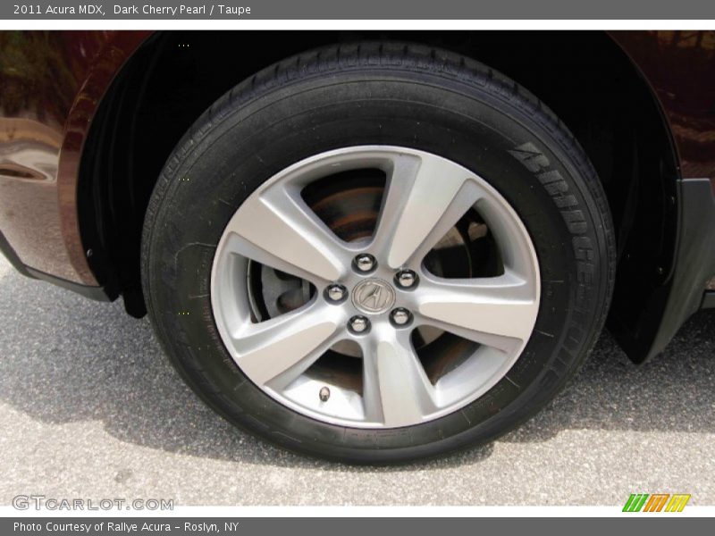 Dark Cherry Pearl / Taupe 2011 Acura MDX