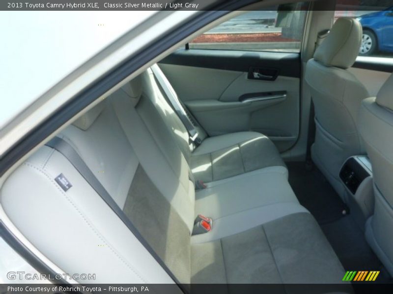 Classic Silver Metallic / Light Gray 2013 Toyota Camry Hybrid XLE