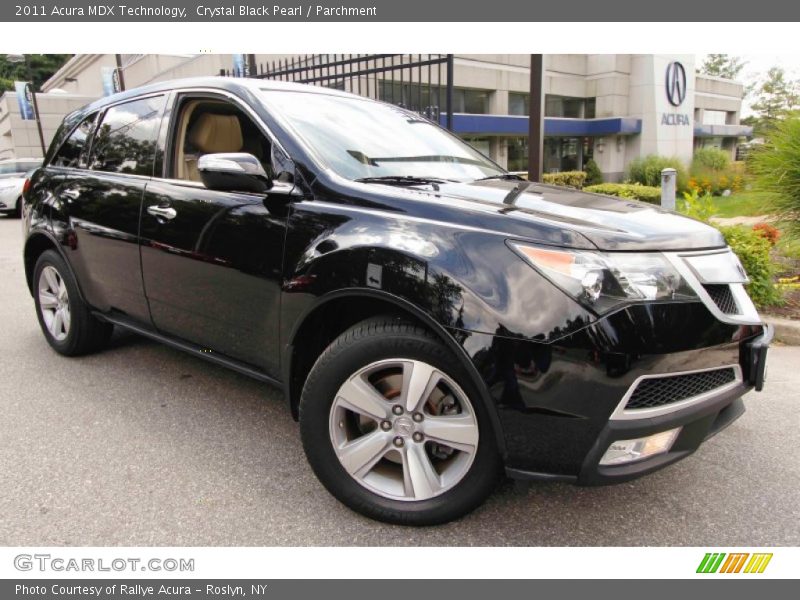 Crystal Black Pearl / Parchment 2011 Acura MDX Technology
