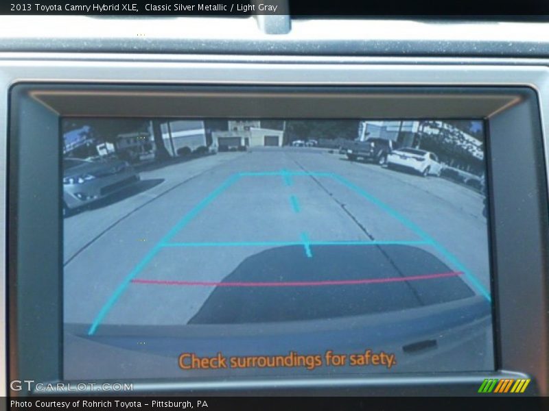 Classic Silver Metallic / Light Gray 2013 Toyota Camry Hybrid XLE