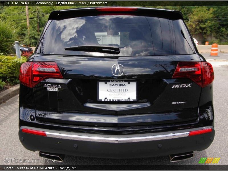 Crystal Black Pearl / Parchment 2011 Acura MDX Technology