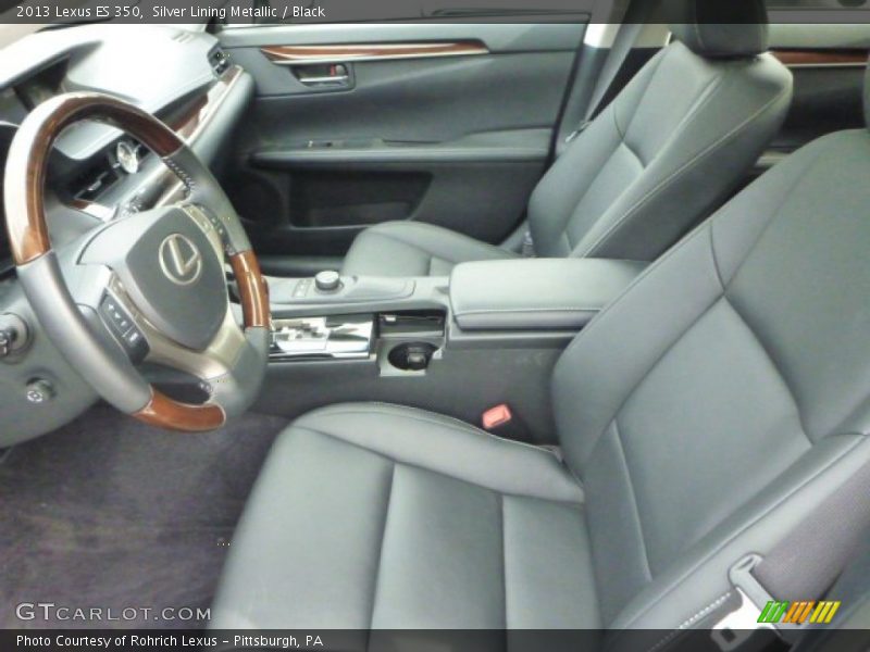 Silver Lining Metallic / Black 2013 Lexus ES 350