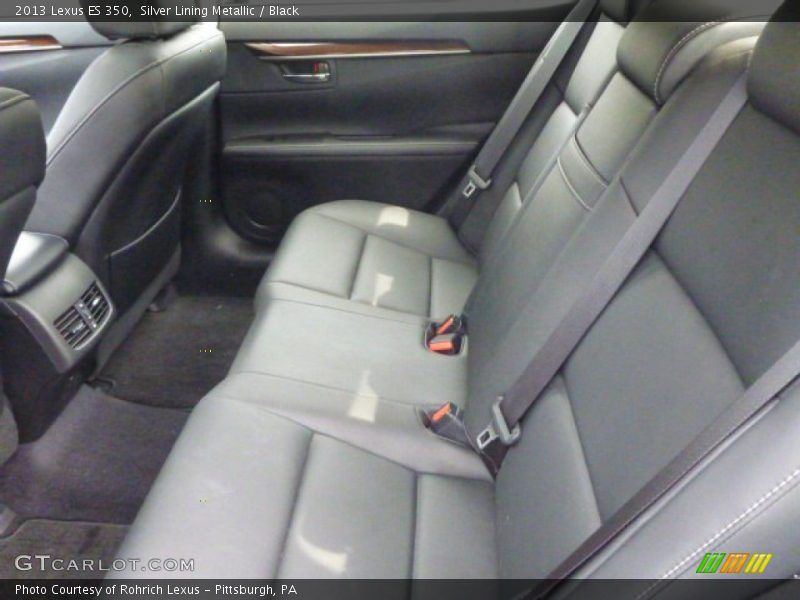 Silver Lining Metallic / Black 2013 Lexus ES 350