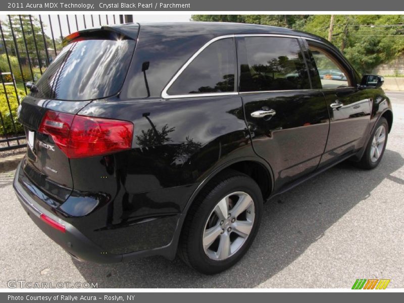 Crystal Black Pearl / Parchment 2011 Acura MDX Technology
