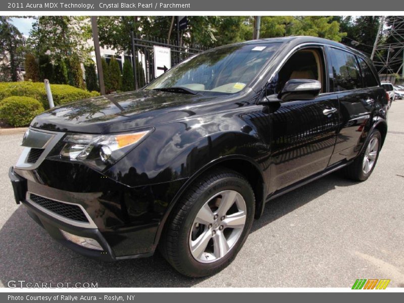 Crystal Black Pearl / Parchment 2011 Acura MDX Technology