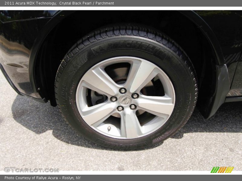 Crystal Black Pearl / Parchment 2011 Acura MDX Technology