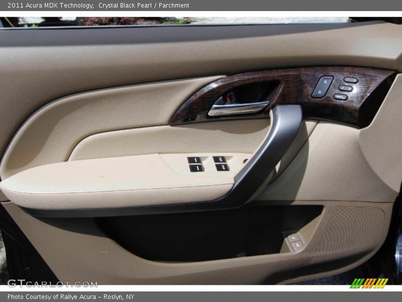 Crystal Black Pearl / Parchment 2011 Acura MDX Technology