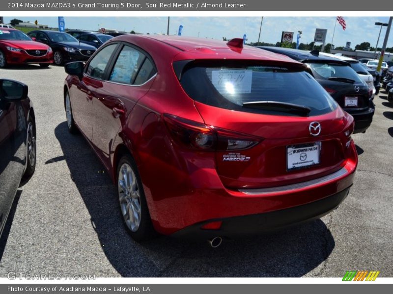 Soul Red Metallic / Almond Leather 2014 Mazda MAZDA3 s Grand Touring 5 Door