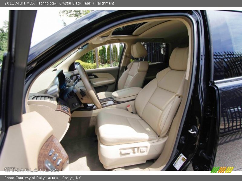 Crystal Black Pearl / Parchment 2011 Acura MDX Technology