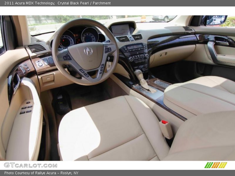 Crystal Black Pearl / Parchment 2011 Acura MDX Technology