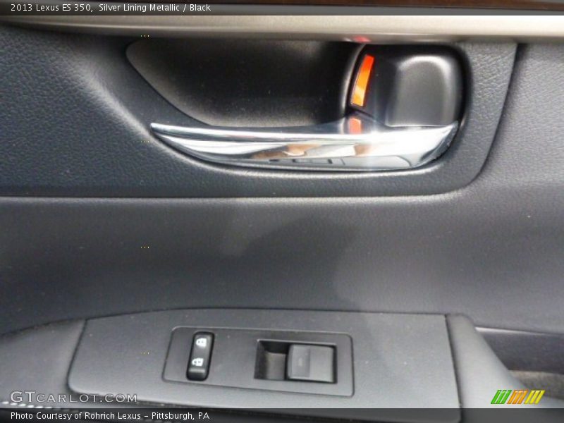 Silver Lining Metallic / Black 2013 Lexus ES 350