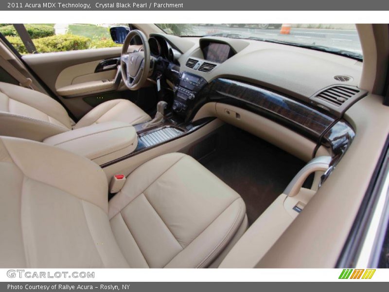 Crystal Black Pearl / Parchment 2011 Acura MDX Technology