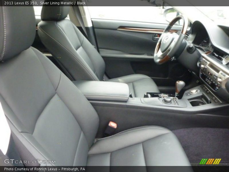Silver Lining Metallic / Black 2013 Lexus ES 350