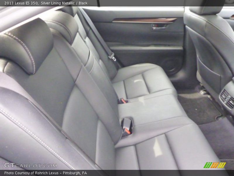 Silver Lining Metallic / Black 2013 Lexus ES 350