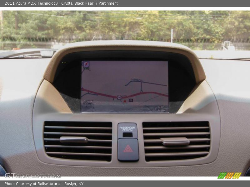 Crystal Black Pearl / Parchment 2011 Acura MDX Technology