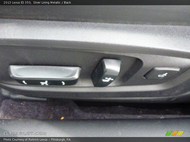 Silver Lining Metallic / Black 2013 Lexus ES 350