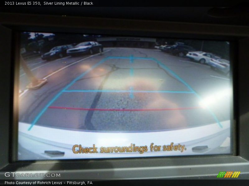 Silver Lining Metallic / Black 2013 Lexus ES 350