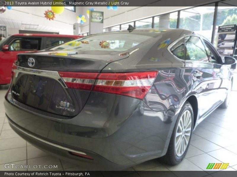 Magnetic Gray Metallic / Light Gray 2013 Toyota Avalon Hybrid Limited