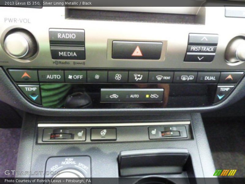 Silver Lining Metallic / Black 2013 Lexus ES 350