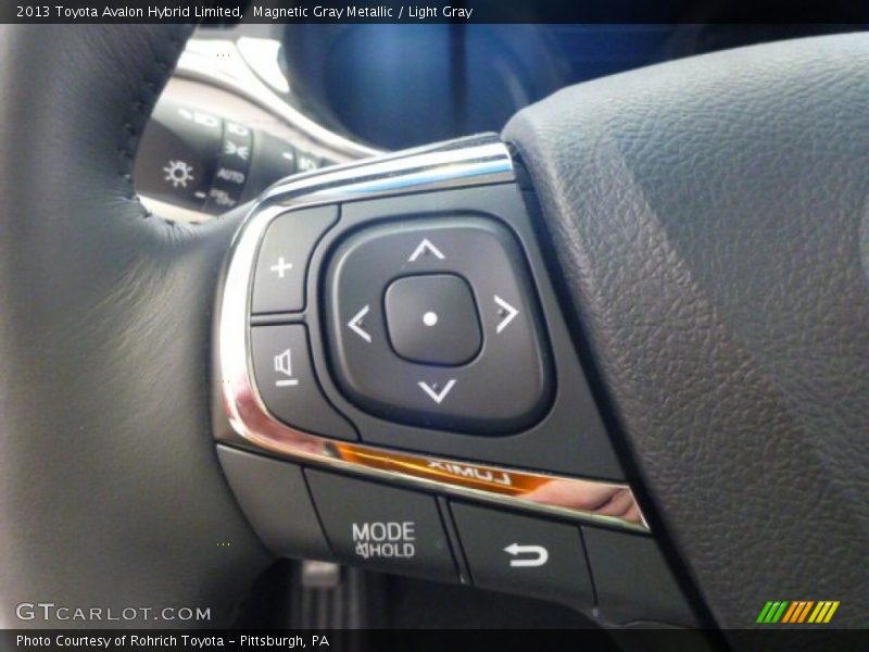 Magnetic Gray Metallic / Light Gray 2013 Toyota Avalon Hybrid Limited