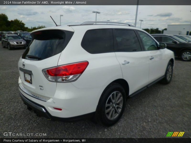 Moonlight White / Almond 2014 Nissan Pathfinder SV AWD