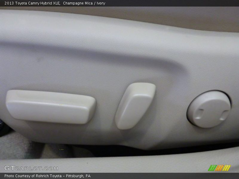 Champagne Mica / Ivory 2013 Toyota Camry Hybrid XLE