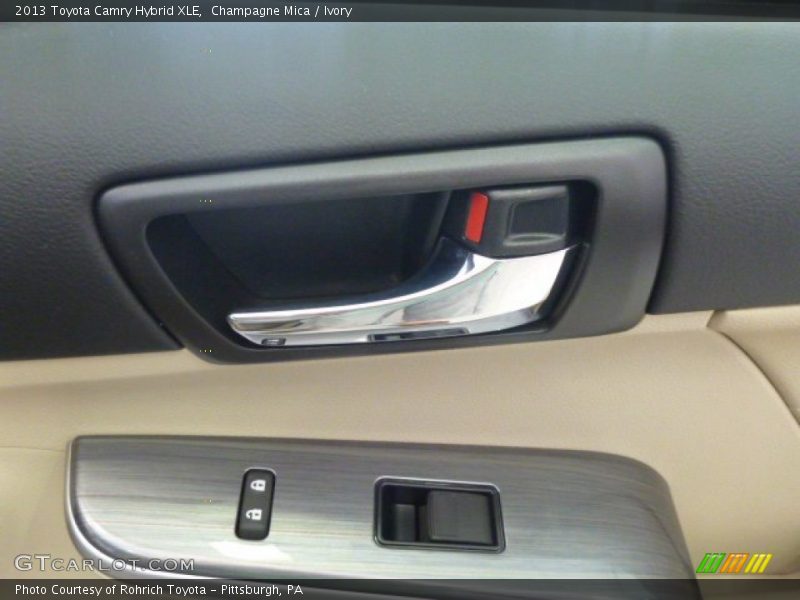 Champagne Mica / Ivory 2013 Toyota Camry Hybrid XLE