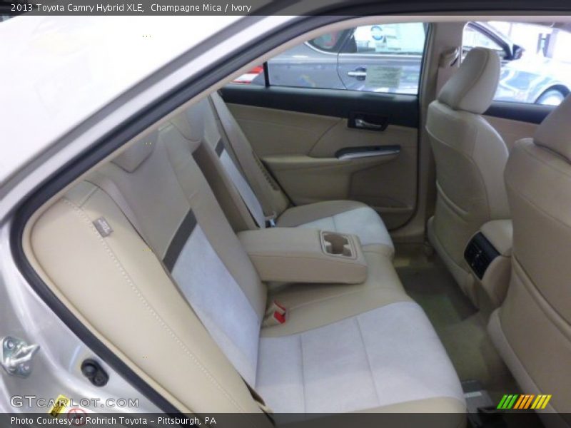 Champagne Mica / Ivory 2013 Toyota Camry Hybrid XLE