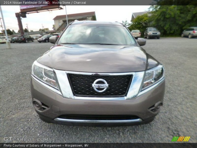 Mocha Stone / Charcoal 2014 Nissan Pathfinder SV AWD