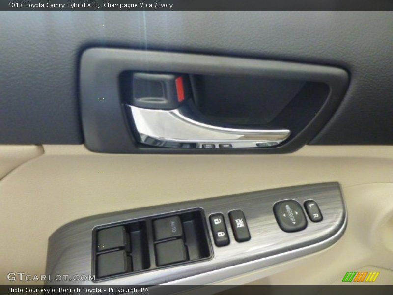 Champagne Mica / Ivory 2013 Toyota Camry Hybrid XLE