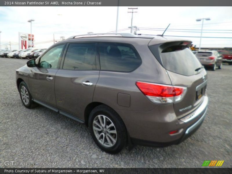 Mocha Stone / Charcoal 2014 Nissan Pathfinder SV AWD