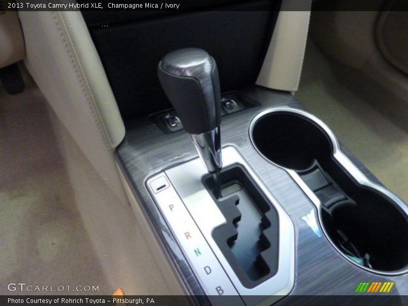 Champagne Mica / Ivory 2013 Toyota Camry Hybrid XLE