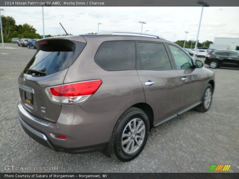Mocha Stone / Charcoal 2014 Nissan Pathfinder SV AWD