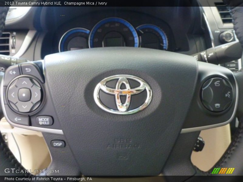 Champagne Mica / Ivory 2013 Toyota Camry Hybrid XLE