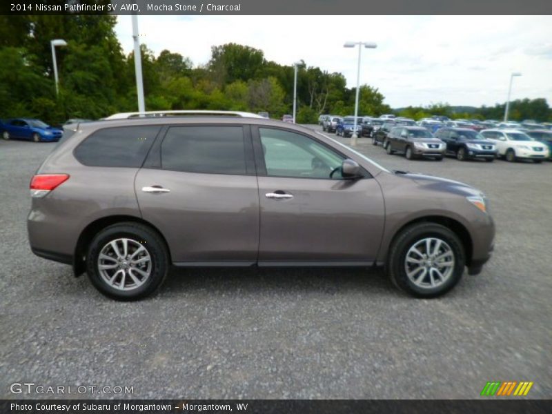 Mocha Stone / Charcoal 2014 Nissan Pathfinder SV AWD