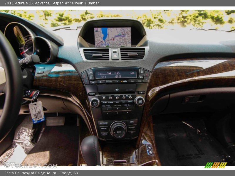 Aspen White Pearl / Umber 2011 Acura MDX Advance