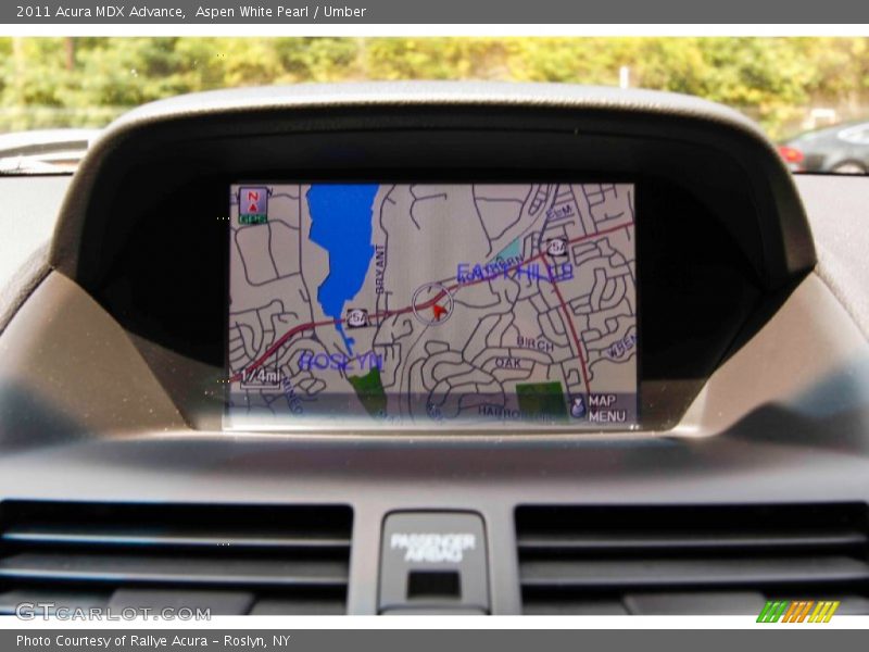 Aspen White Pearl / Umber 2011 Acura MDX Advance