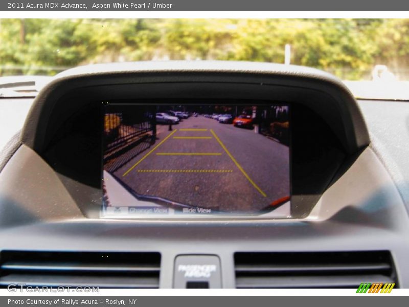 Aspen White Pearl / Umber 2011 Acura MDX Advance