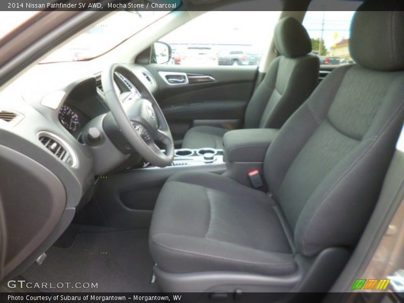 Mocha Stone / Charcoal 2014 Nissan Pathfinder SV AWD