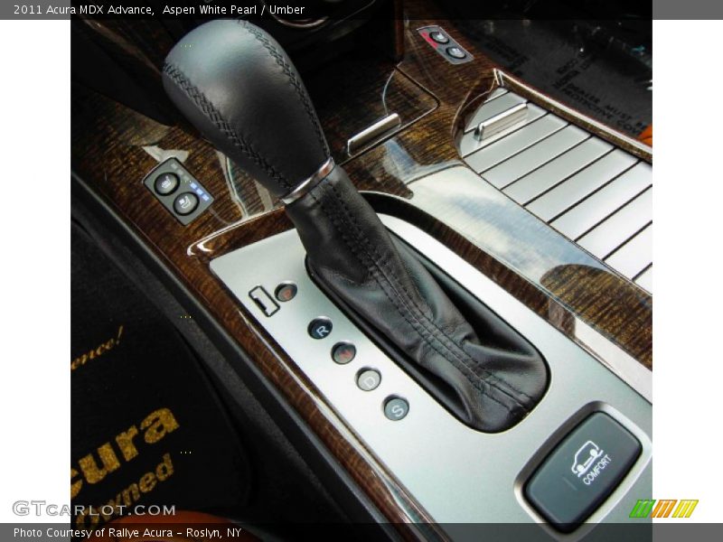 Aspen White Pearl / Umber 2011 Acura MDX Advance
