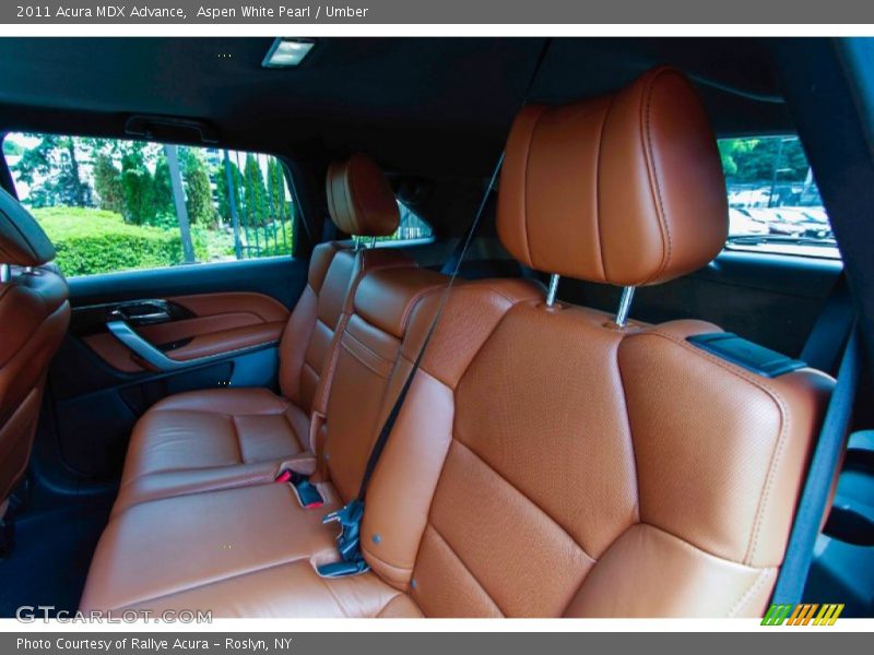 Aspen White Pearl / Umber 2011 Acura MDX Advance