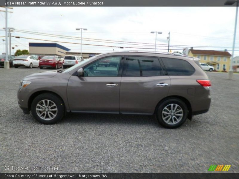 Mocha Stone / Charcoal 2014 Nissan Pathfinder SV AWD
