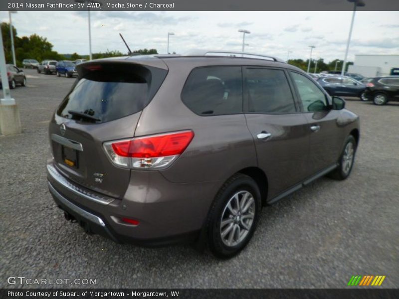 Mocha Stone / Charcoal 2014 Nissan Pathfinder SV AWD