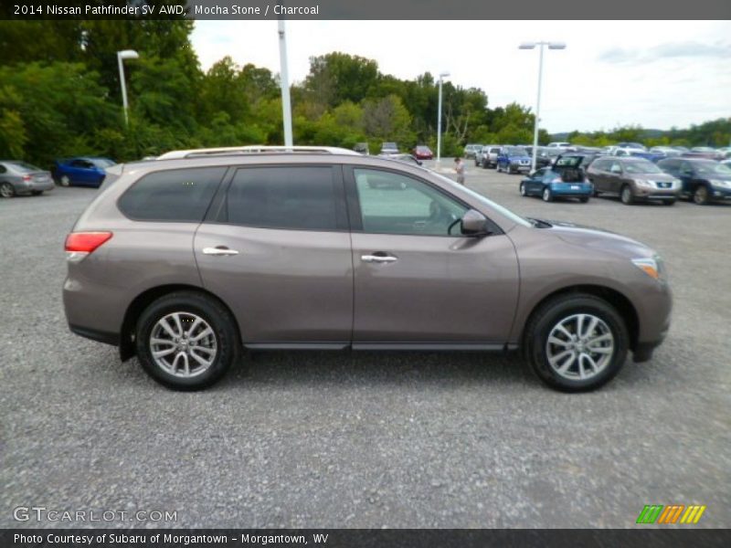 Mocha Stone / Charcoal 2014 Nissan Pathfinder SV AWD