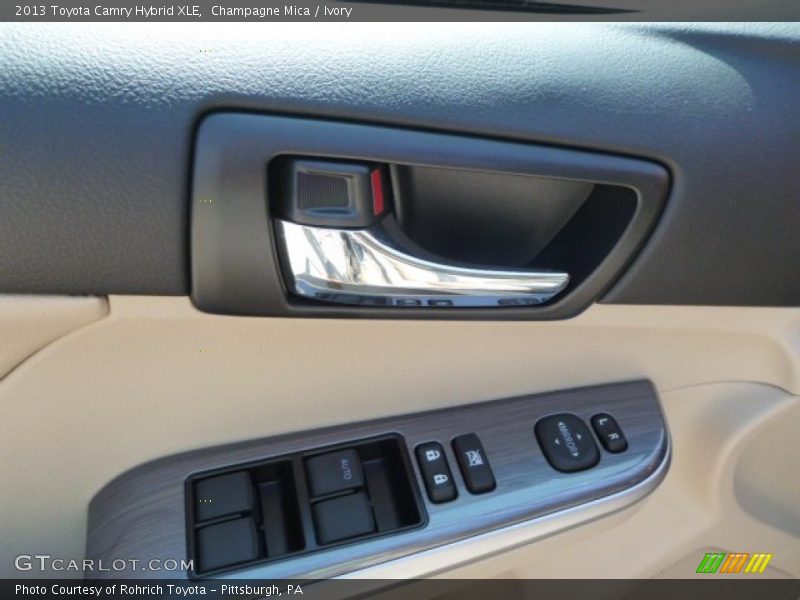 Champagne Mica / Ivory 2013 Toyota Camry Hybrid XLE
