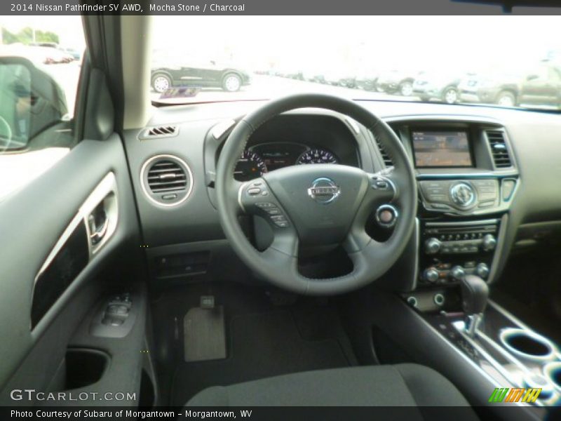Mocha Stone / Charcoal 2014 Nissan Pathfinder SV AWD
