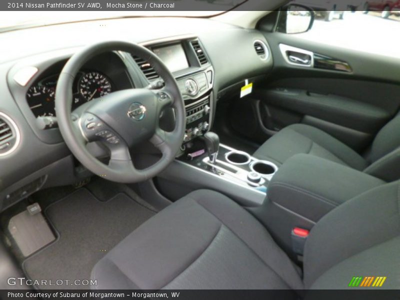 Mocha Stone / Charcoal 2014 Nissan Pathfinder SV AWD