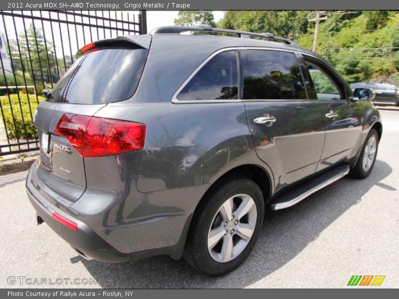 Grigio Metallic / Taupe 2012 Acura MDX SH-AWD Technology