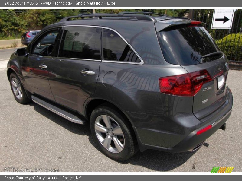 Grigio Metallic / Taupe 2012 Acura MDX SH-AWD Technology