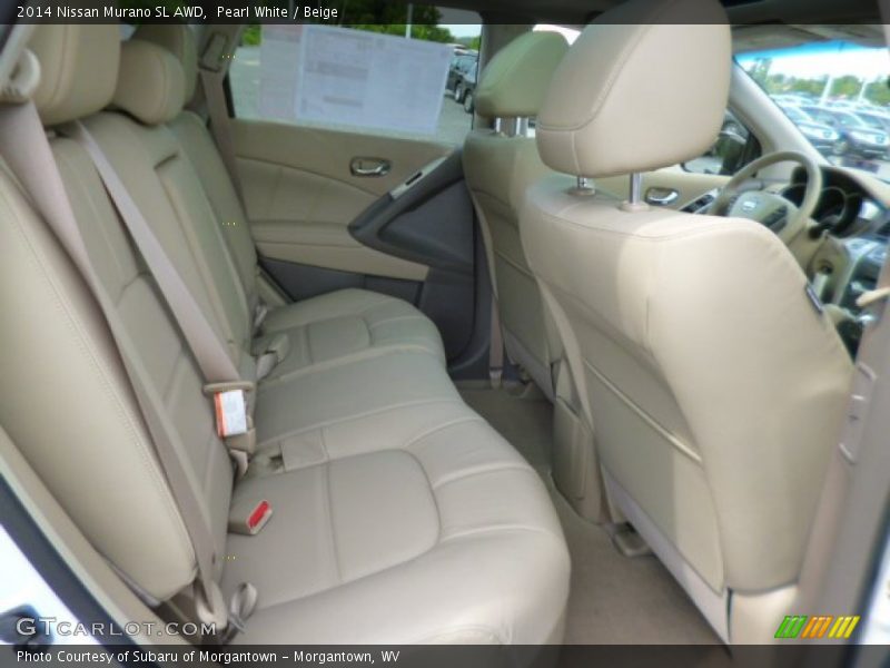 Rear Seat of 2014 Murano SL AWD
